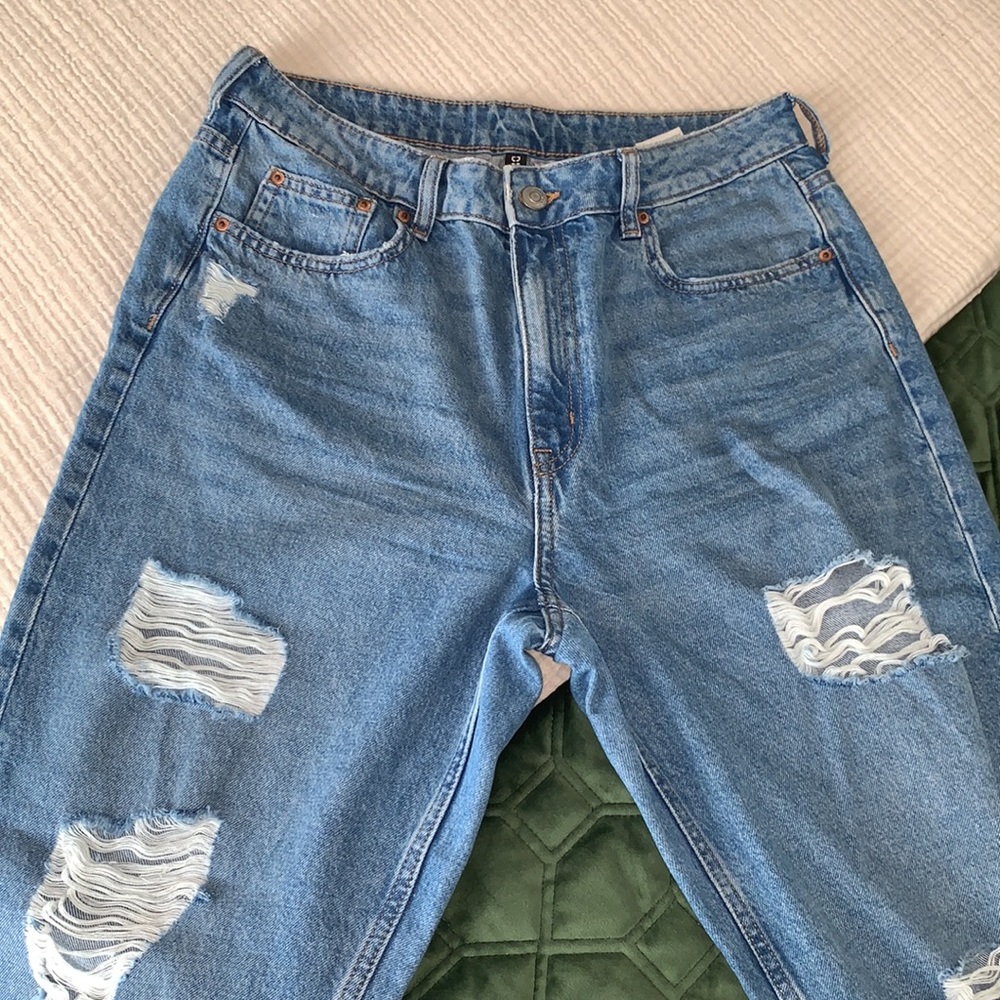 H&M Slim Mom Jeans Trashed